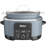 Ninja MC1001 Foodi PossibleCooker PRO 8.5 Quart Multi-Cooker, with 8-in-1 Slow Cooker, Pressure Cooker, Dutch Oven & More, Glass Lid & Integrated Spoon, Nonstick, Oven Safe Pot to 500°F, Sea Salt Grey (Renewed)