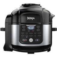 Ninja OS301/FD305CO Foodi 10-in-1 Pressure Cooker and Air Fryer with Nesting Broil Rack, 6.5-Quart Capacity, and a Stainless Finish (Renewed)