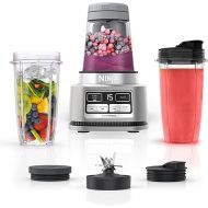 Ninja SS101 Foodi Smoothie Maker & Nutrient Extractor* 1200 WP, 6 Functions Smoothies, Extractions*, Spreads, smartTORQUE, 14-oz. , (2) To-Go Cups & Lids, Silver