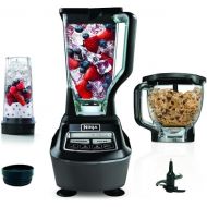 Ninja BL770AMZ Mega Kitchen System, 72 oz. Pitcher, 8-Cup Food Processor, 16 oz. Single Serve Cup, 1500-Watt, Black