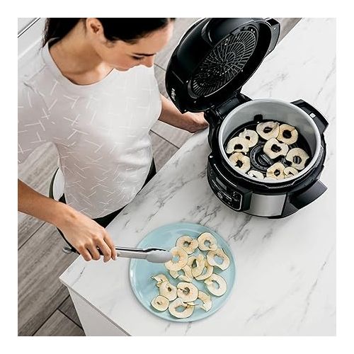 닌자 Ninja Foodi Programmable 10-in-1 5-Quart Pressure Cooker and Air Fryer - FD101 Stainless Steel (Renewed)