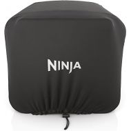Ninja XSKOCVR Premium Cover, Compatible Woodfire Outdoor Oven (OO100 series), Adjustable Drawstrings, UV and Water-Resistant, Lightweight, Black, 19.5'' x 16.5'' x 15