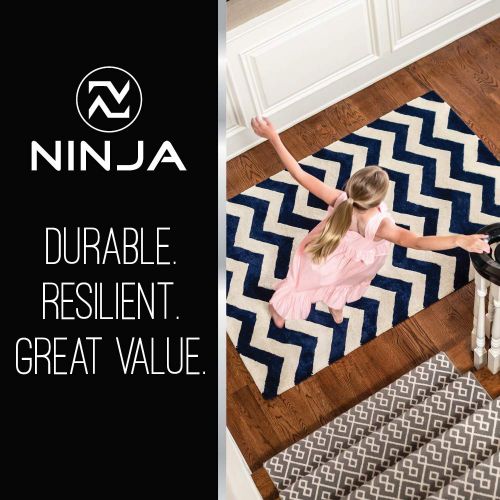 닌자 Ninja Brand Gripper Rug Pad, Size 8 Feet x 10 Feet, for Hardwood Floors and Hard Surfaces, Top Gripper Adds Cushion and Maximum Protection, Works with All Types of Rugs, Pads Avail