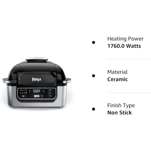 닌자 Ninja Foodi Ninja Foodi 4-in-1 Indoor Grill (Renewed)