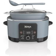 Ninja MC1001C Foodi PossibleCooker PRO 8.5 Quart Multi-Cooker, with 8-in-1 Slow Cooker,Dutch Oven,Steamer &More,Glass Lid & Integrated Spoon,Nonstick,Oven Safe Pot to 500°F,Sea Salt Gray,Sea Salt Grey