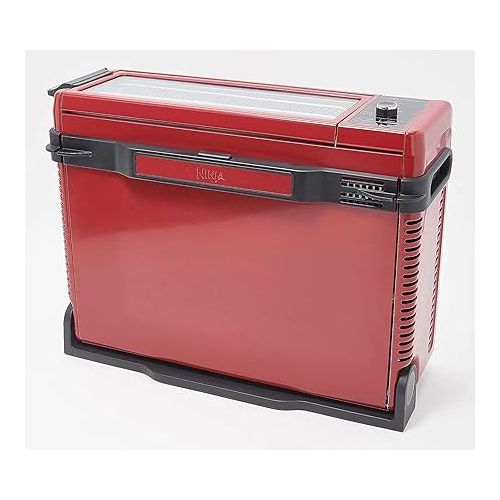 닌자 Ninja SP101 Foodi 8-in-1 Air Fry Large Toaster Oven Flip-Away for Storage Dehydrate Keep Warm 1800w XL Capacity (Renewed) RED