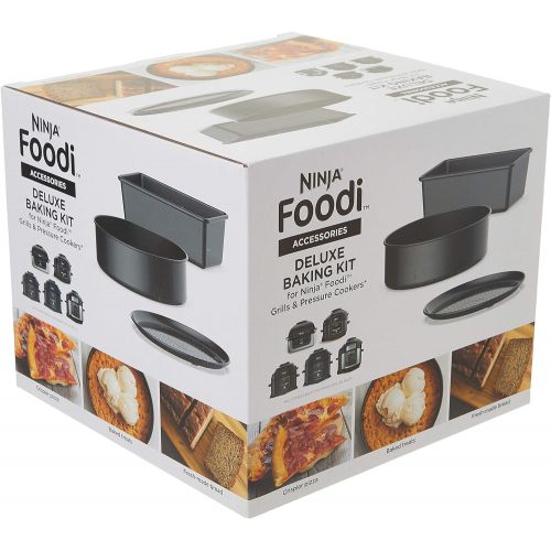 닌자 Ninja Deluxe Foodi Accessory Bake Kit, 6.5 & 8 qt, Grey