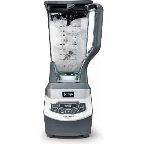 닌자 Ninja Professional Countertop Blender with 1100-Watt Base, 72oz Total Crushing Pitcher and (2) 16oz Cups for Frozen Drinks and Smoothies (BL660)