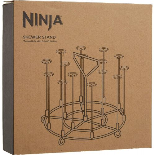 닌자 Ninja AOP103BRN Foodi Skewer Stand, 1 piece, stainless steel