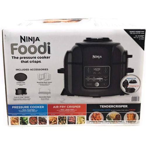 닌자 Ninja Foodi Pressure Cooker Family sized Pot fits up to 6 pound roasts and 3 pounds of fries