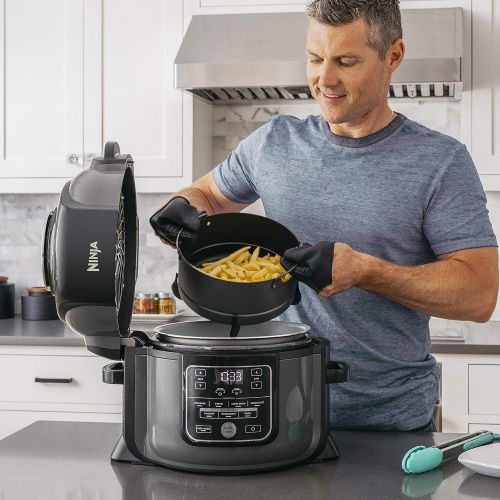 닌자 Ninja Foodi TenderCrisp Pressure Cooker, Black OP300