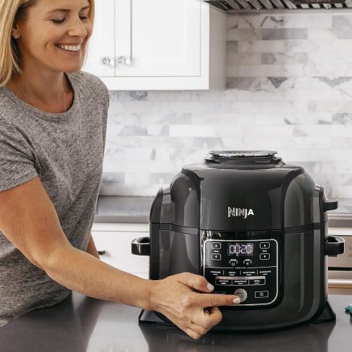 닌자 Ninja Foodi TenderCrisp Pressure Cooker, Black OP300