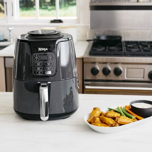 닌자 Ninja AF101 Air Fryer that Cooks, Crisps and Dehydrates, with 4 Quart Capacity, and a High Gloss Finish