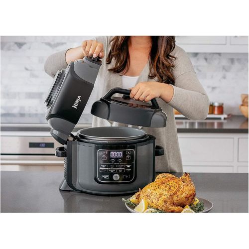 닌자 Ninja Foodi OP305 6.5 Quart TenderCrisp Pressure Cooker - Black/Gray