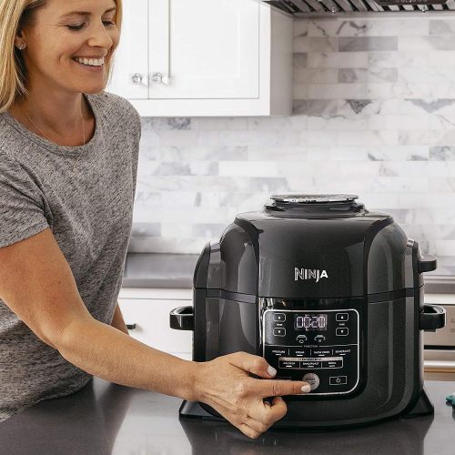 닌자 Ninja Foodi OP305 6.5 Quart TenderCrisp Pressure Cooker - Black/Gray