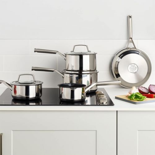 닌자 NINJA C65000UK Pan Set, 5 Piece, Stainless Steel