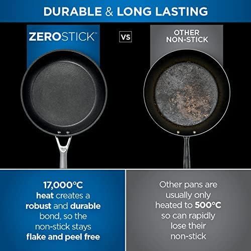 닌자 Ninja Foodi ZEROSTICK 24cm Frying Pan, [C30024UK] Hard Anodised Aluminium, Non-Stick, Induction Compatible, Dishwasher Safe