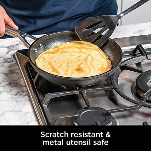 닌자 Ninja Foodi ZEROSTICK 5-Piece Pan Set, [C35000UK]Hard Anodised Aluminium, Non-Stick, Induction Compatible, Dishwasher Safe