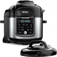 Ninja OS401 Foodi 12-in-1 XL 8 qt. Pressure Cooker & Air Fryer that Steams, Slow Cooks, Sears, Sautes, Dehydrates & More, with 5.6 qt. Cook & Crisp Plate & 15 Recipe Book, Silver