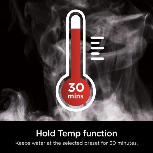 닌자 Ninja KT200 Precision Temperature Electric Kettle, 1500 watts, BPA Free, Stainless, 7-Cup Capacity, Hold Temp Setting, Silver