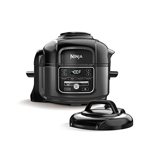 닌자 Ninja Foodi 7-in-1 Pressure, Slow Cooker, Air Fryer and More, 5-Quart, Black/Gray: Kitchen & Dining