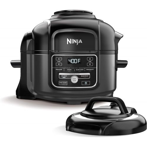 닌자 Ninja Foodi 7-in-1 Pressure, Slow Cooker, Air Fryer and More, 5-Quart, Black/Gray: Kitchen & Dining