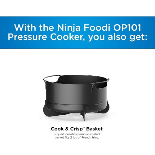 닌자 Ninja Foodi 7-in-1 Pressure, Slow Cooker, Air Fryer and More, 5-Quart, Black/Gray: Kitchen & Dining