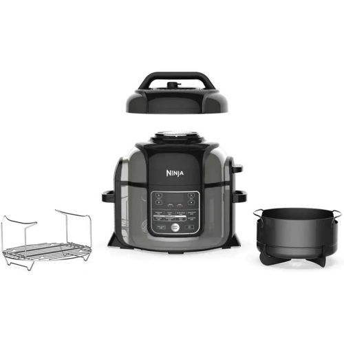 닌자 Ninja Foodi OP305 6.5 Quart TenderCrisp Pressure Cooker - Black/Gray: Kitchen & Dining