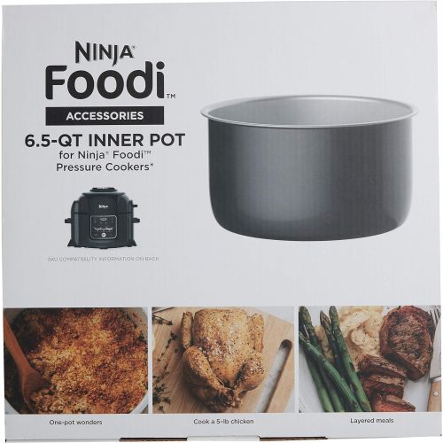 닌자 Ninja Foodi Nonstick Ceramic Coated Inner Pot, with 6.5 Quart Capacity, and a Gray Finish: Kitchen & Dining