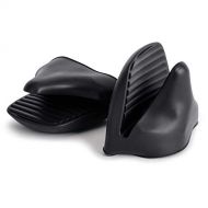 Visit the Ninja Store Ninja Foodi Silicone Mitts, Flexible with Surface Ridges for Gripping Pots and Accessories, Pair of Two, in Black