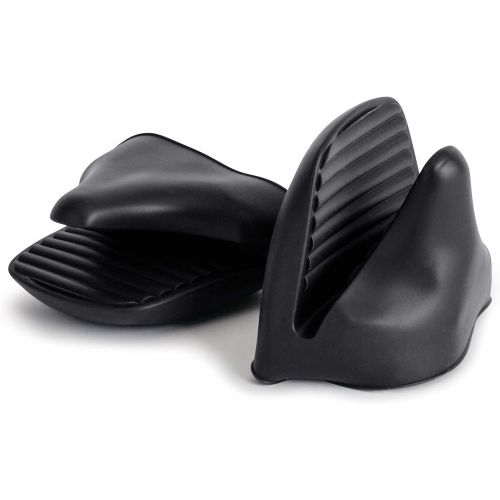 닌자 Visit the Ninja Store Ninja Foodi Silicone Mitts, Flexible with Surface Ridges for Gripping Pots and Accessories, Pair of Two, in Black