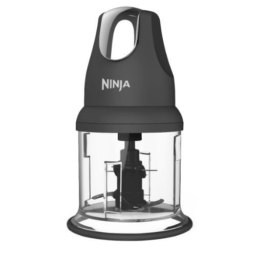 닌자 Ninja Food Chopper Express Chop with 200-Watt, 16-Ounce Bowl for Mincing, Chopping, Grinding, Blending and Meal Prep (NJ110GR): Kitchen & Dining