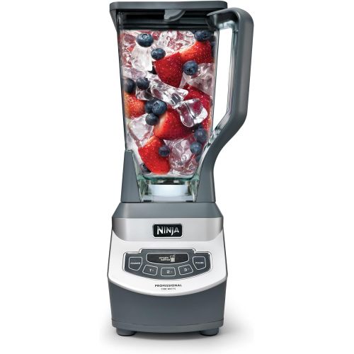 닌자 [아마존베스트]Ninja Professional Countertop Blender with 1100-Watt Base, 72 Oz Total Crushing Pitcher and (2) 16 Oz Cups for Frozen Drinks and Smoothies (BL660), Gray