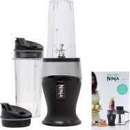 [아마존베스트]Ninja Personal Blender for Shakes, Smoothies, Food Prep, and Frozen Blending with 700-Watt Base and (2) 16-Ounce Cups with Spout Lids (QB3001SS)