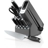 Ninja K32009 Foodi NeverDull Premium Knife System, 9 Piece Knife Block Set, Stainless Steel/Black