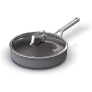 [아마존베스트]Ninja C30130 Foodi NeverStick Premium Hard-Anodized 3-Quart Saute Pan with Glass Lid, slate grey