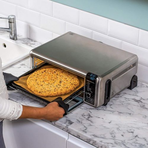 닌자 [아마존베스트]Ninja Foodi 8-in-1 Multifunctional Oven [SP101EU] Multifunction Oven, 2400, Brushed Stainless Steel, Silver