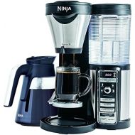 SharkNinja Ninja Coffee Maker for HotIced Coffee with 4 Brew Sizes, Programmable Auto-iQ, Milk Frother, 43oz Glass Carafe, Tumbler and 100 Recipes (CF082)