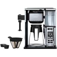 SharkNinja Ninja Coffee Bar Auto-iQ Programmable Coffee Maker with 6 Brew Sizes, 5 Brew Options, Milk Frother, Removable Water Reservoir and Glass Carafe (CF091)