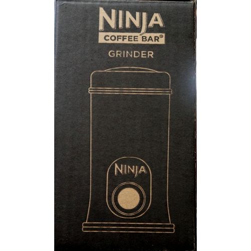 닌자 Ninja Electric Coffee Bean Grinder with Safety Lock Push Button SP7407, Stainless Steel
