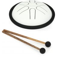 Nino Mini Melody Steel Tongue Drum - White