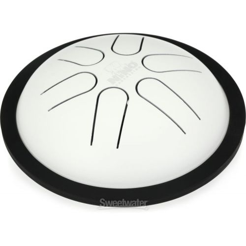  Nino Mini Melody Steel Tongue Drum - White