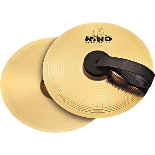  [아마존베스트]Nino Percussion Meinl Nino 8 inch Cymbal Pairs - Brass