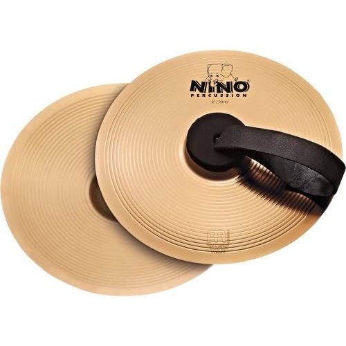  [아마존베스트]Nino Percussion Meinl Nino 8 inch Cymbal Pairs - Bronze