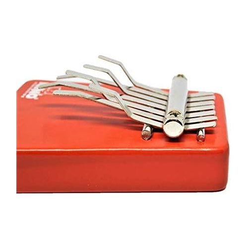  [아마존베스트]Nino Percussion NINO964R Medium Kalimba with 7 Keys Red