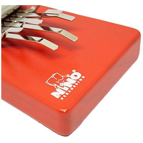  [아마존베스트]Nino Percussion NINO964R Medium Kalimba with 7 Keys Red