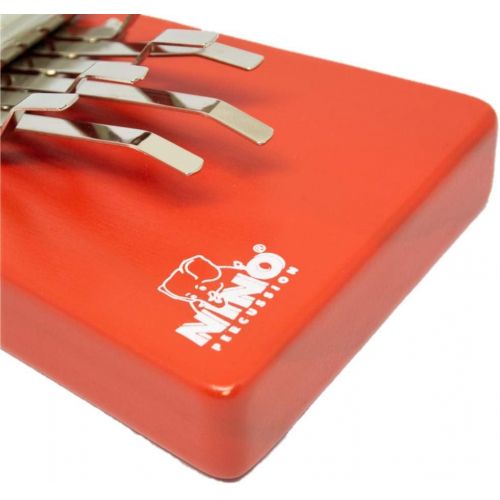  [아마존베스트]Nino Percussion NINO964R Medium Kalimba with 7 Keys Red