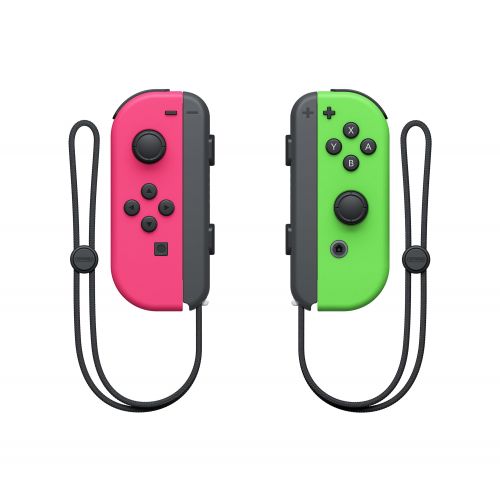 닌텐도 Nintendo Switch Joy-Con Pair (LR), Neon Pink and Neon Green, 45496881900