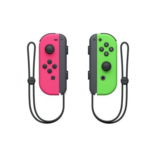 닌텐도 Nintendo Switch Joy-Con Pair (LR), Neon Pink and Neon Green, 45496881900