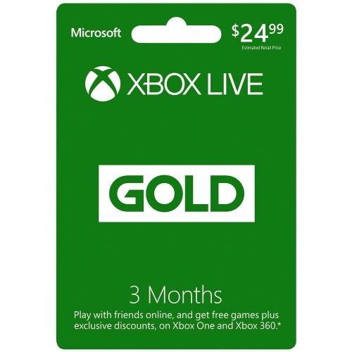 닌텐도 Nintendo Xbox LIVE 3-Month Gold Card (Xbox 360)
